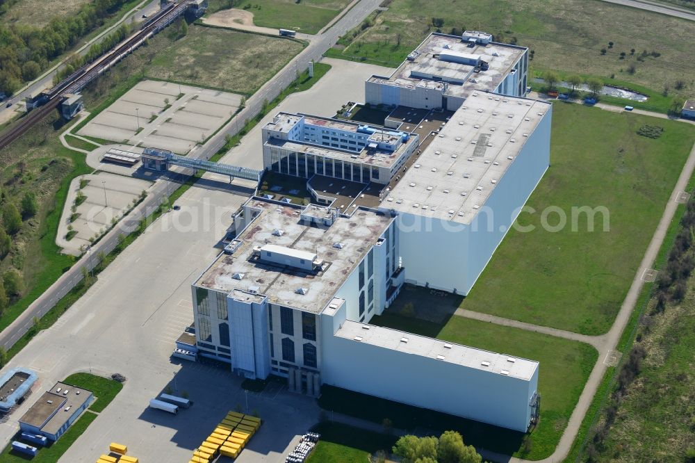 Aerial image Falkensee - Building Complex of Herlitz works by Pelican International and the e-commerce center in Falkensee in Brandenburg