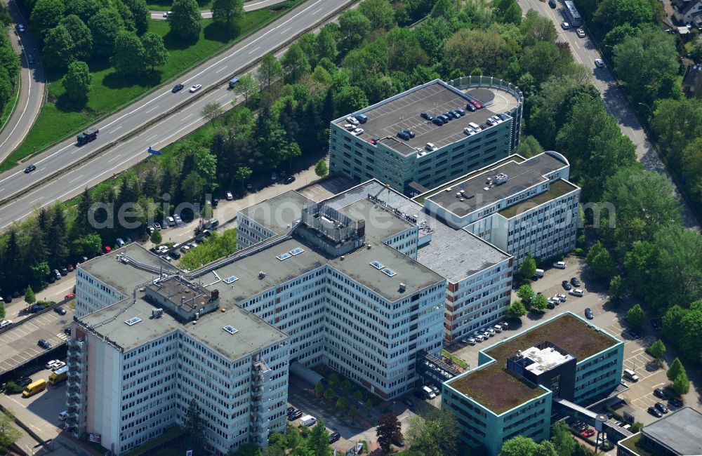 Aerial photograph Hamburg Schnelsen - Building complex of the Fashion Center Hamburg in Hamburg Schnelsen