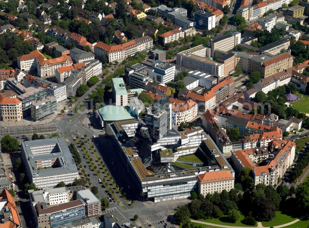 Hannover from above - Building - complex of NORD / LB Norddeutsche Landesbank in the German city of Hannover in Lower Saxony