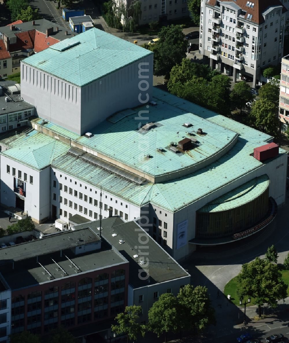 Aerial image Berlin - Building of the concert hall and theater playhouse in Berlin