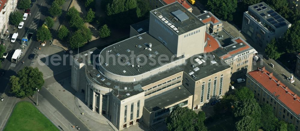 Aerial photograph Berlin - Building of the concert hall and theater playhouse in Berlin