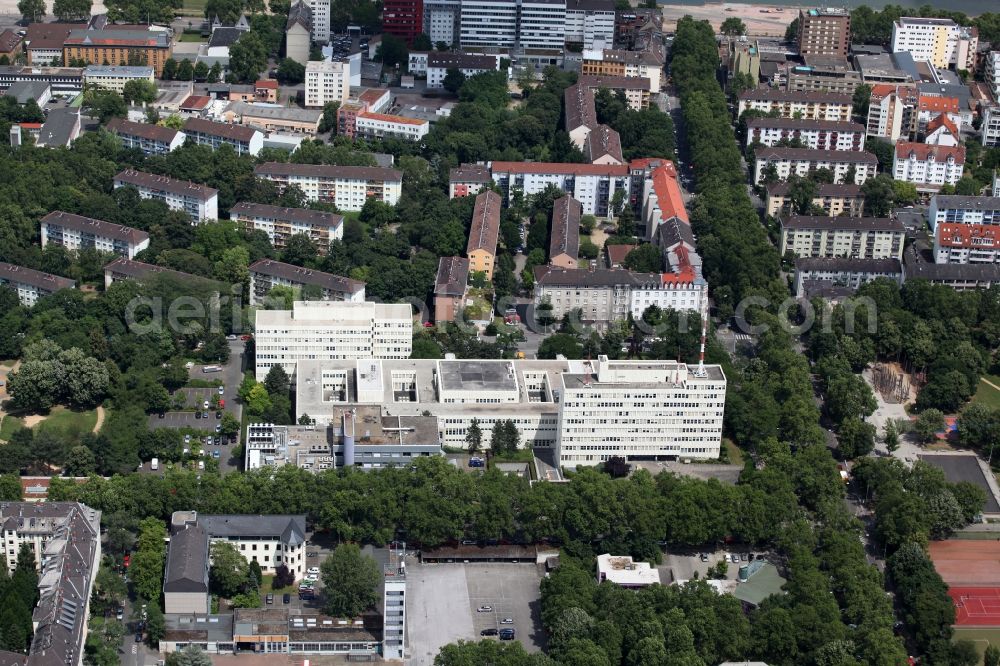 Aerial photograph Mainz - View of the State Criminal Police Office in Mainz in the state of Rhineland-Palatinate