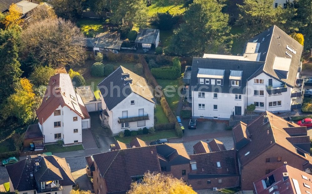 Haltern am See from above - Building of a multi-family residential building An der Trappstiege corner Holtwicker Strasse in Haltern am See in the state North Rhine-Westphalia, Germany