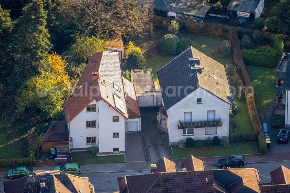 Haltern am See from the bird's eye view: Building of a multi-family residential building An der Trappstiege corner Holtwicker Strasse in Haltern am See in the state North Rhine-Westphalia, Germany