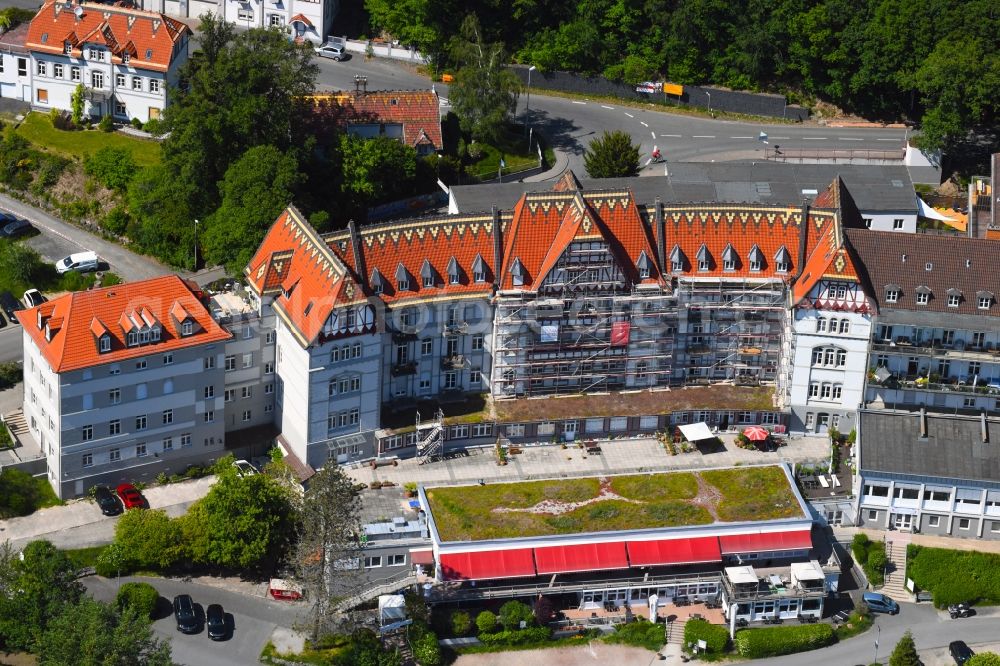 Kelkheim (Taunus) from above - Building of a multi-family residential building Am Zauberberg in the district Ruppertshain in Kelkheim (Taunus) in the state Hesse, Germany