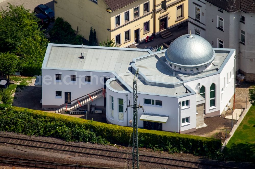 Witten from the bird's eye view: Building of the mosque in Witten in the state North Rhine-Westphalia