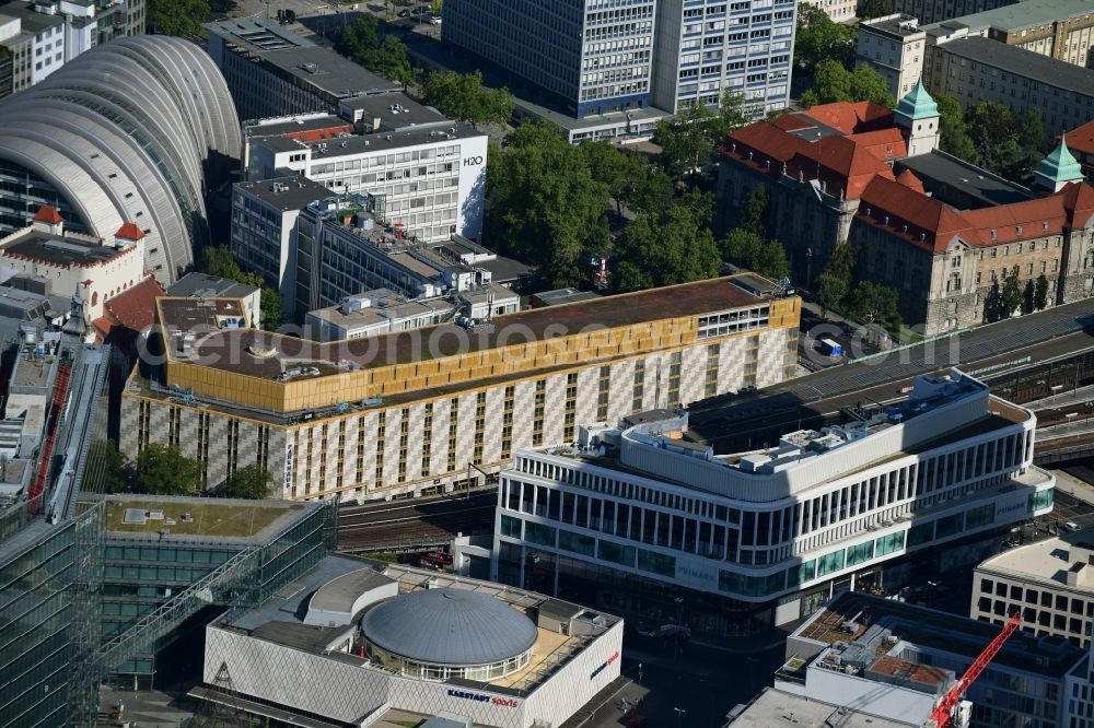 Berlin from above - View Building of the Motel One Berlin Kurfuerstendamm at the Kant Strasse in Berlin Charlottenburg