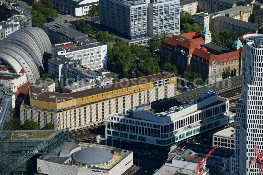 Berlin from the bird's eye view: View Building of the Motel One Berlin Kurfuerstendamm at the Kant Strasse in Berlin Charlottenburg