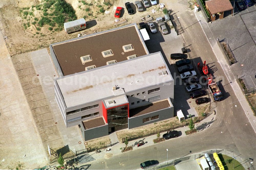 Berlin from above - Building the MT.DERM GmbH (formerly MediUm - Tech) at the Gustav-crown-Straße in Berlin