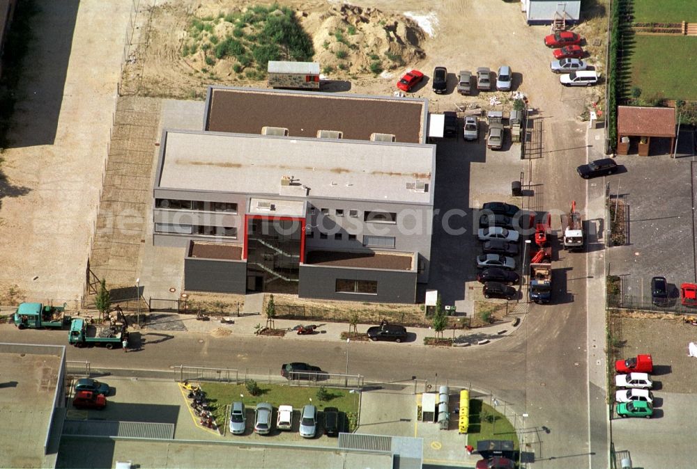 Aerial image Berlin - Building the MT.DERM GmbH (formerly MediUm - Tech) at the Gustav-crown-Straße in Berlin