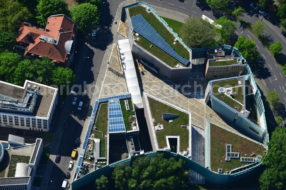 Aerial photograph Berlin - The building complex houses the ambassies of Denmark, Norway, Sweden, Iceland, and Finland