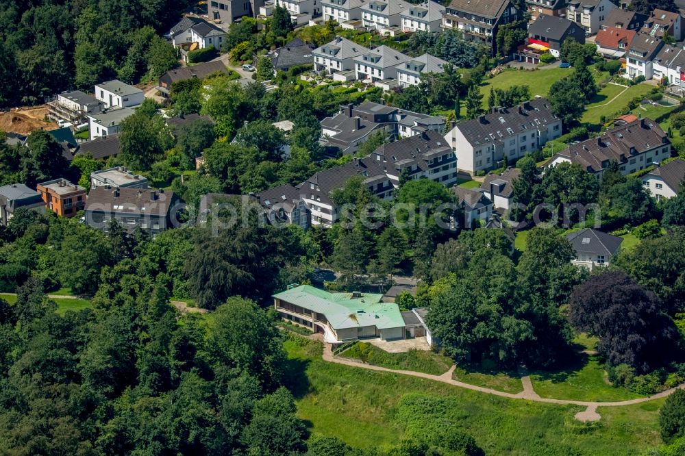 Aerial image Essen - Buildings and parks of bungalows of Berthold Beitz (1913 - 2013) in Essen in North Rhine-Westphalia