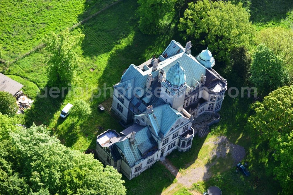 Aerial photograph Grabau - Buildings and parks of the castle- like Villa Grabau in Schleswig-Holstein