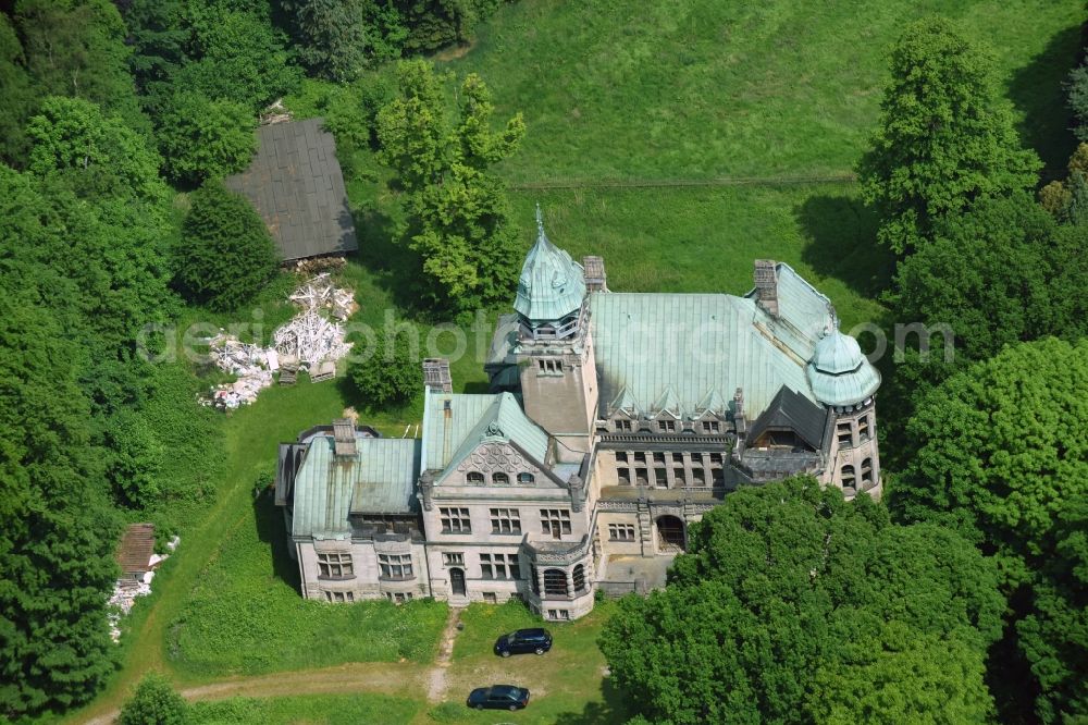 Aerial photograph Grabau - Buildings and parks of the castle- like Villa Grabau in Schleswig-Holstein