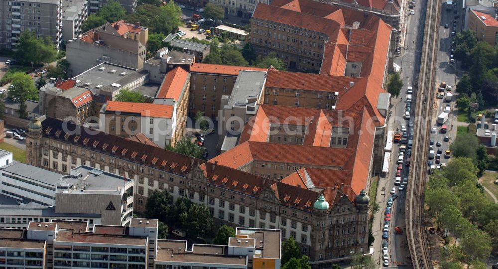 Berlin from the bird's eye view: Building of the Patent Office / German Patent and Trademark Office in Berlin Kreuzberg