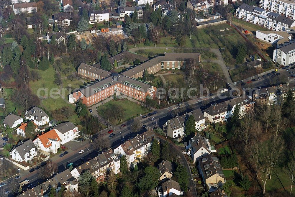 Aerial image Köln - Building of the Hospice of St. Elizabeth Convent to the Gleueler street in Cologne in North Rhine-Westphalia