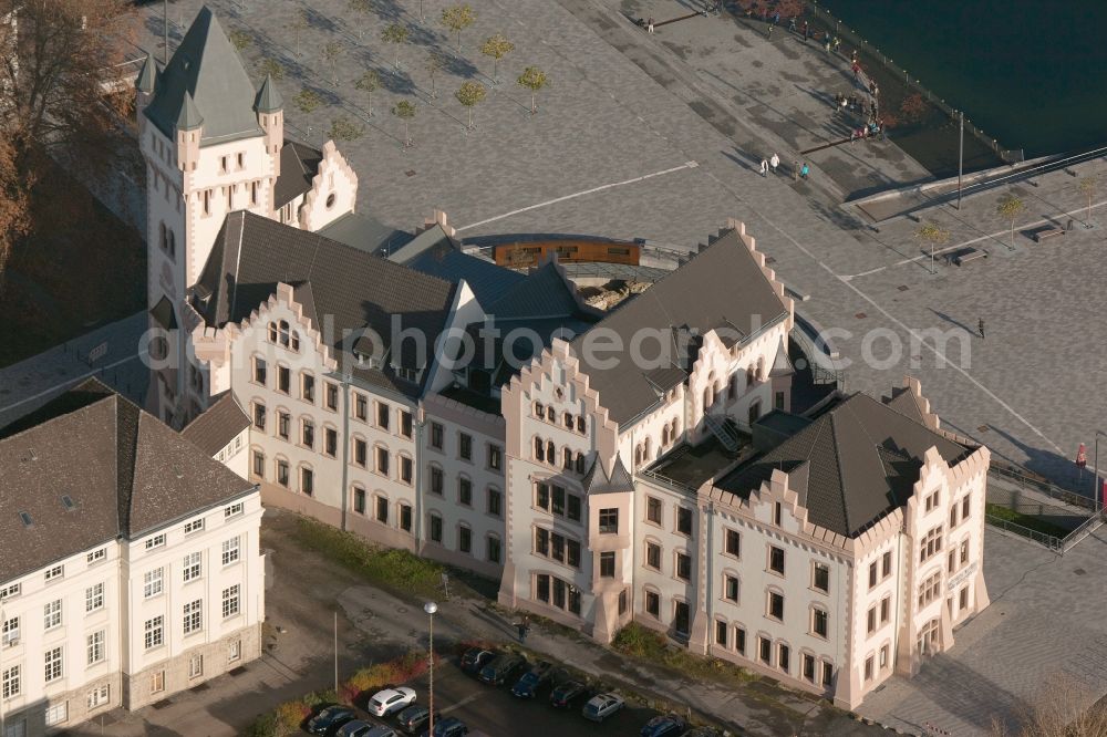 Dortmund from above - Hoerdeburg on the Phoenix See in Hoerde borough in Dortmund in North Rhine-Westphalia