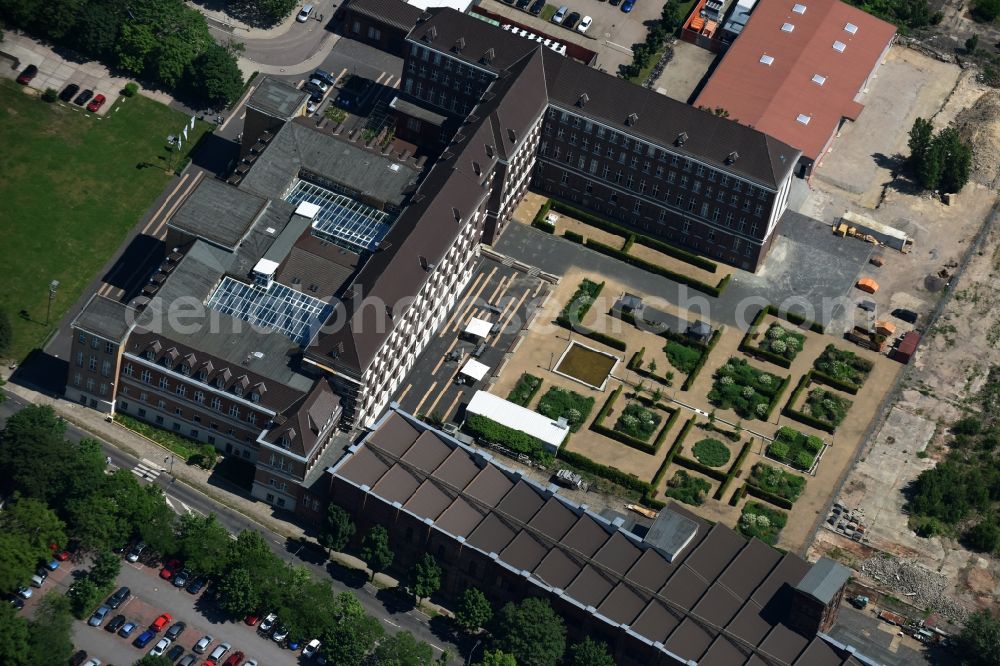 Aerial image Magdeburg - Building of the company regiocom GmbH in Magdeburg in the state Saxony-Anhalt