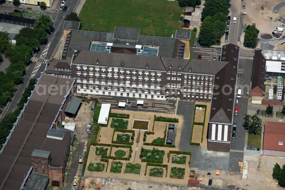 Aerial photograph Magdeburg - Building of the company regiocom GmbH in Magdeburg in the state Saxony-Anhalt