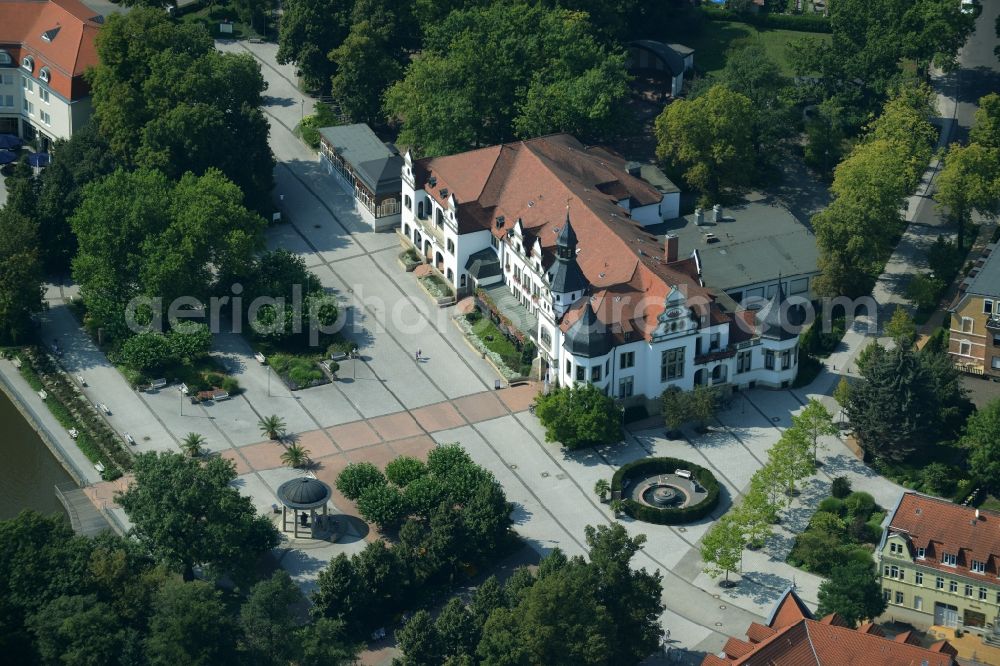 Bad Schmiedeberg from the bird's eye view: Building of the rehabilitation center in Bad Schmiedeberg in the state Saxony-Anhalt