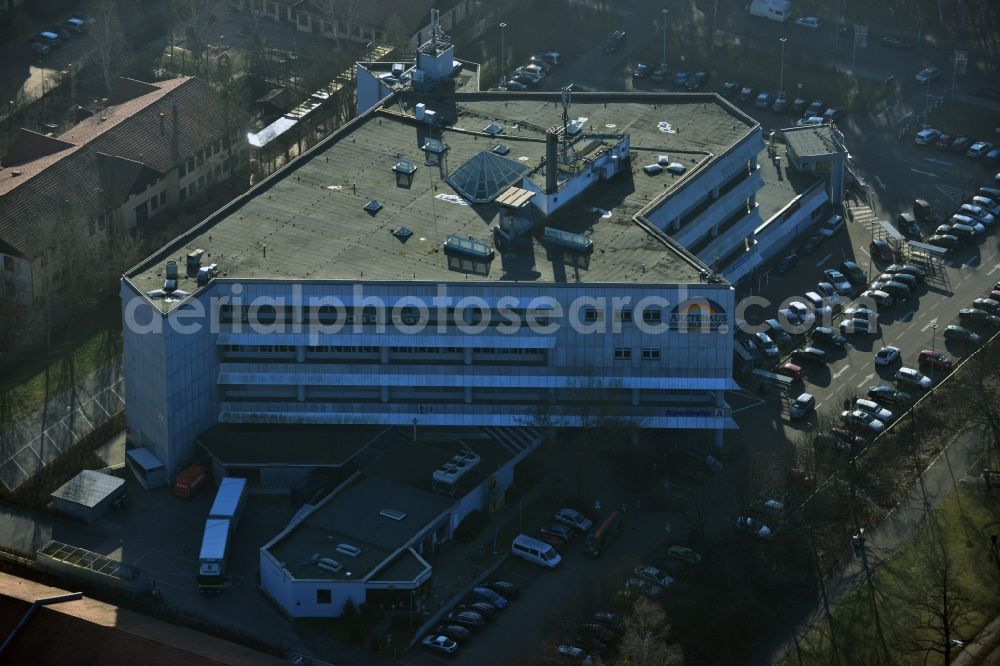 Aerial photograph Berlin - Building of the medical center at the Potsdamer Chaussee in Zehlendorf in Berlin