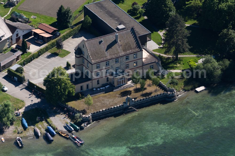 Aerial image Reichenau - Castle of Windegg in Reichenau at Bodensee in the state Baden-Wuerttemberg, Germany