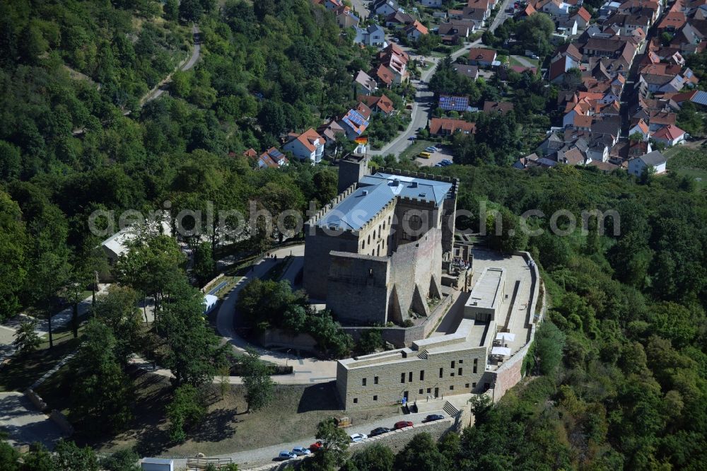 Aerial image Neustadt an der Weinstraße - Building and Castle Park Castle Das Hambacher Schloss in Neustadt an der Weinstrasse in the state Rhineland-Palatinate