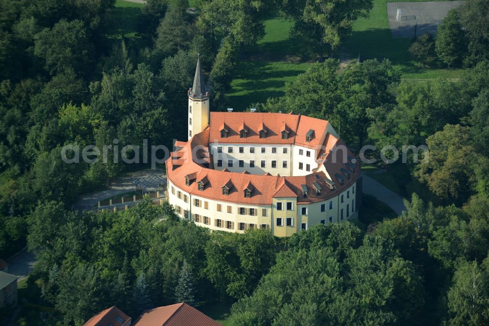 Aerial photograph Jessen (Elster) - Building and Castle Park Castle in Jessen (Elster) in the state Saxony-Anhalt