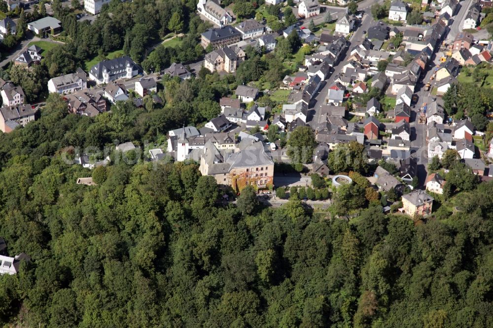 Westerburg from the bird's eye view: Building and Castle Westerburg in Westerburg in the state Rhineland-Palatinate