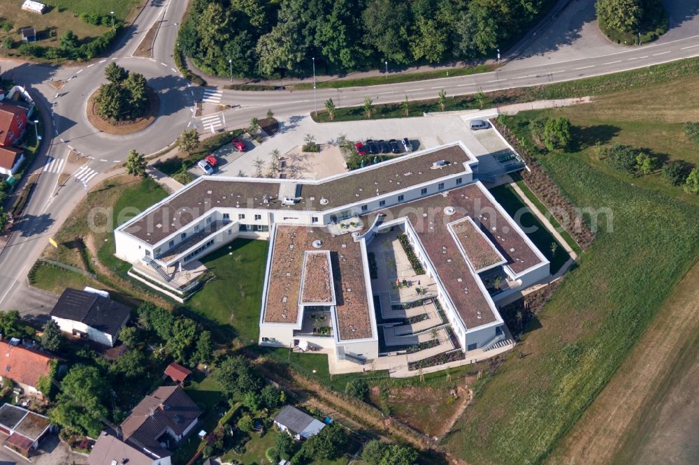 Aerial photograph Steinegg - Building of the retirement center Alten- and Pflegeheim St. Josef in Steinegg in the state Baden-Wurttemberg, Germany