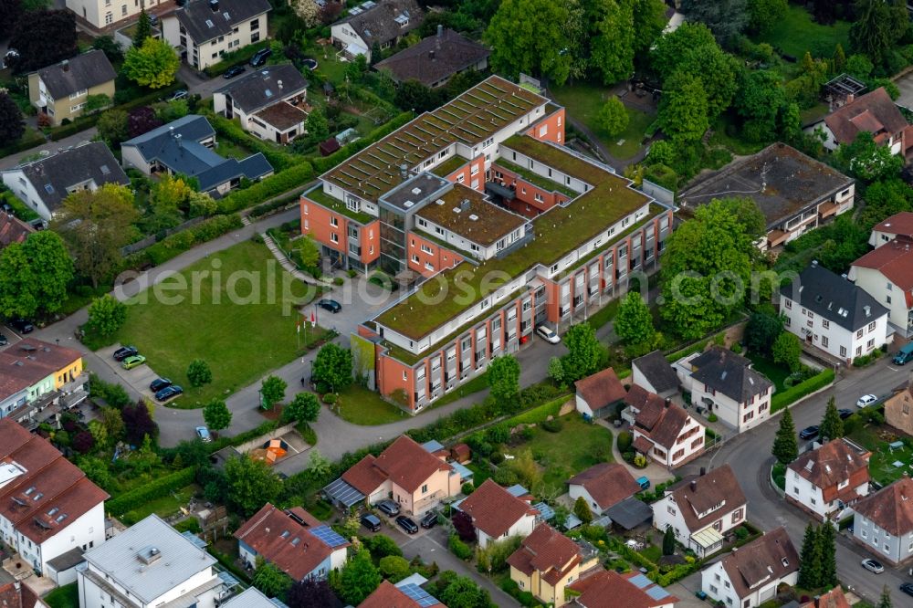 Aerial photograph Lahr/Schwarzwald - Building of the retirement center AWO Ludwig Frank Haus in Lahr/Schwarzwald in the state Baden-Wurttemberg, Germany