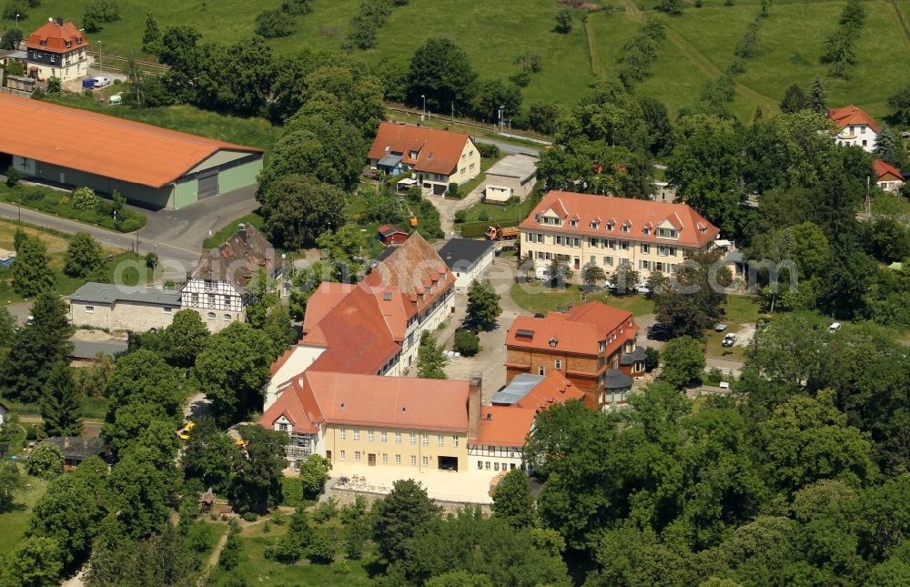 Aerial image Holzdorf - Building of the retirement center in Landgut in Holzdorf in the state Thuringia, Germany