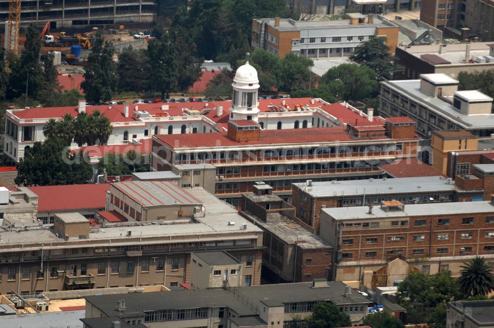 Aerial image JOHANNESBURG - Building of the South African Institute for Medical Research in Johannesburg