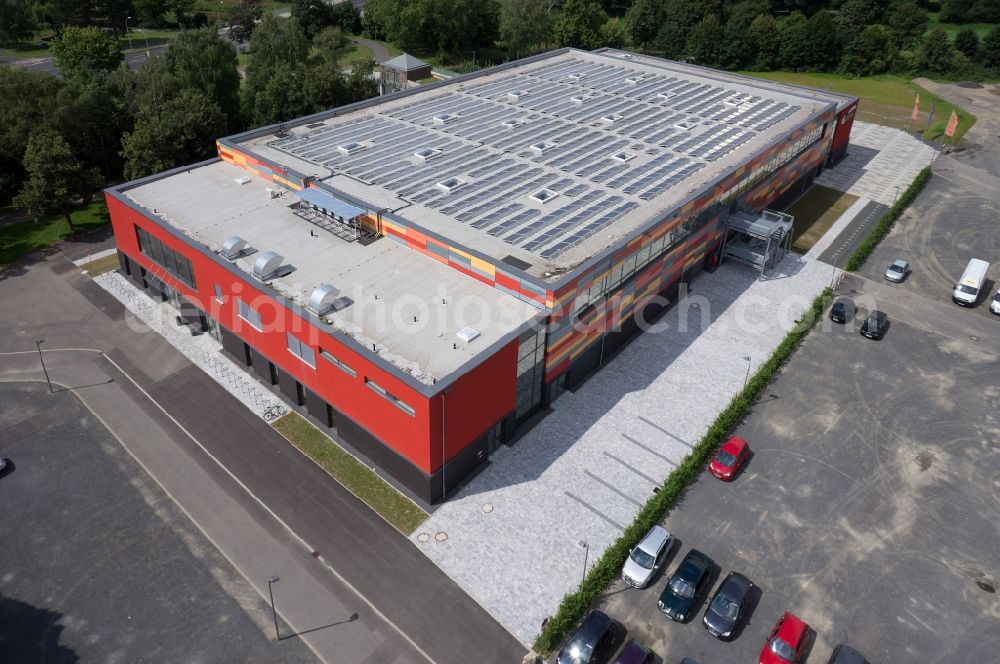 Aerial photograph Göttingen - Building the Sparkassen-Arena in Goettingen in Lower Saxony