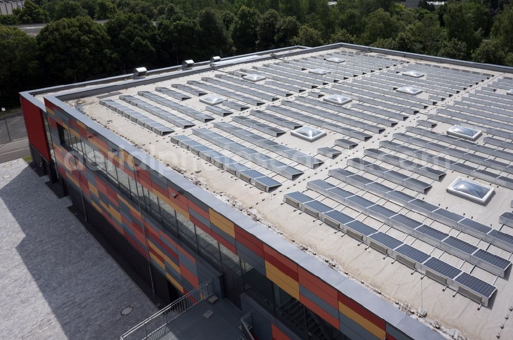 Göttingen from the bird's eye view: Building the Sparkassen-Arena in Goettingen in Lower Saxony