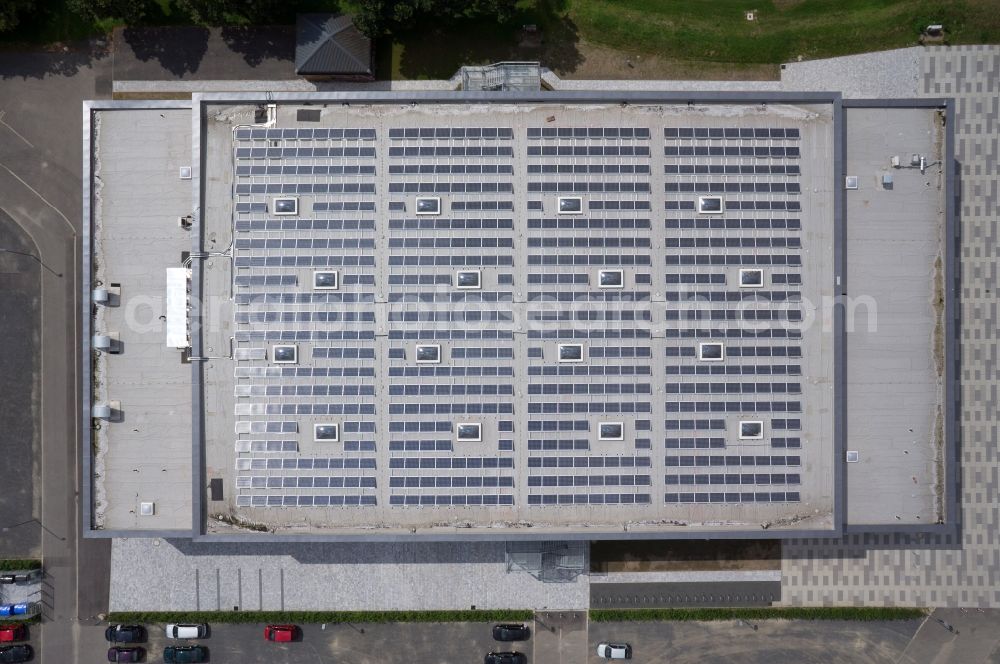 Aerial image Göttingen - Building the Sparkassen-Arena in Goettingen in Lower Saxony