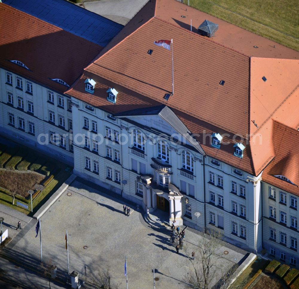 Aerial photograph Potsdam - Building the State of Brandenburg in Potsdam