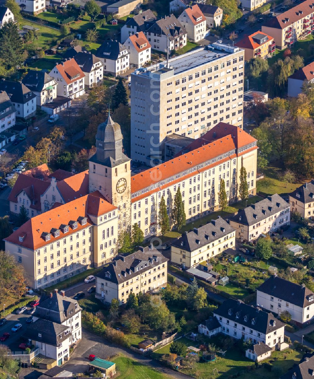 Aerial image Arnsberg - Building the district government and regional council in Arnsberg in North Rhine-Westphalia