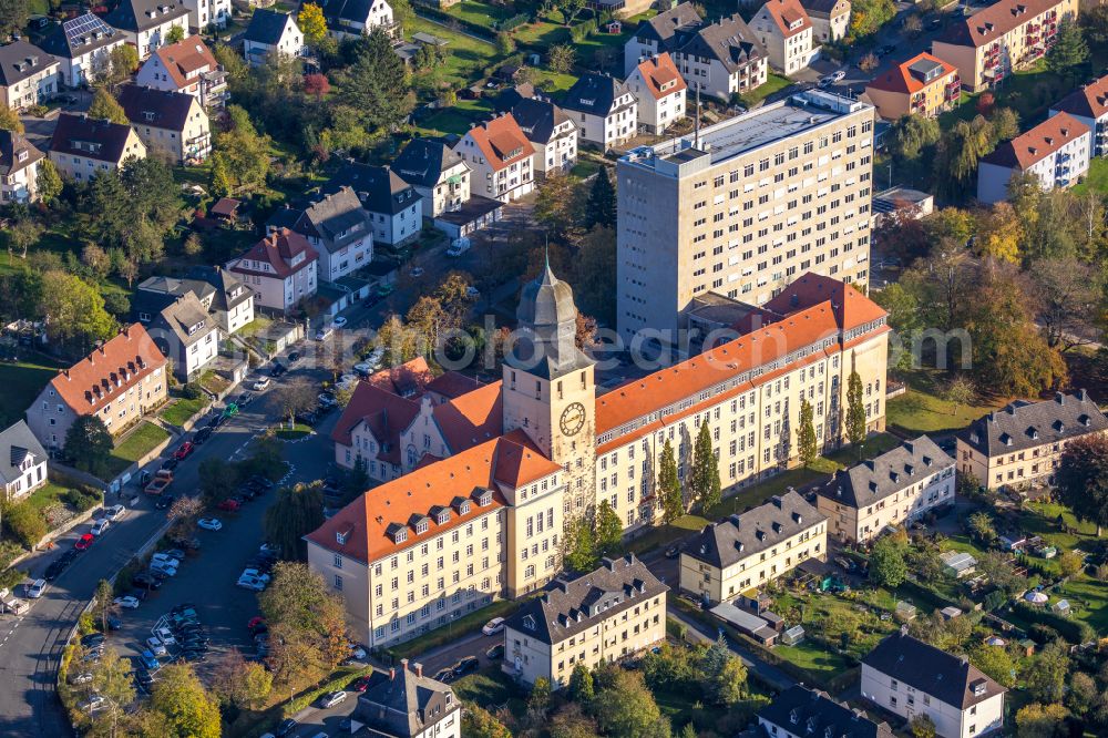 Aerial photograph Arnsberg - Building the district government and regional council in Arnsberg in North Rhine-Westphalia