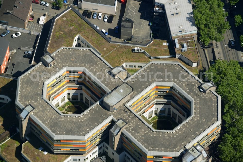 Bochum from the bird's eye view: Town Hall building of the city administration in Bochum in the state North Rhine-Westphalia