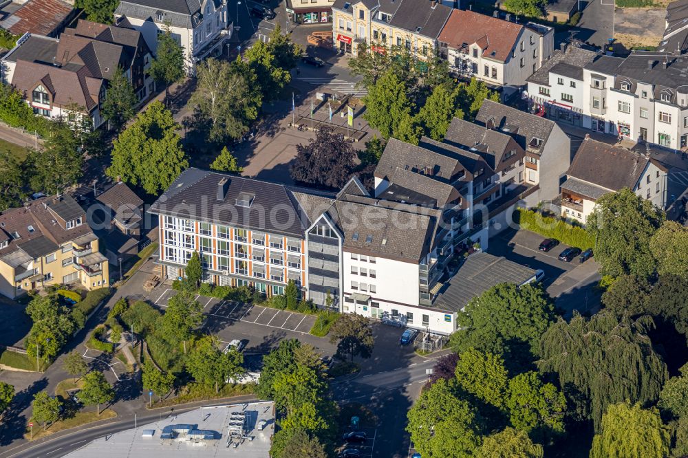 Aerial image Wickede (Ruhr) - Town Hall building of the city administration Gemeinde Wickede in Wickede (Ruhr) at Sauerland in the state North Rhine-Westphalia, Germany