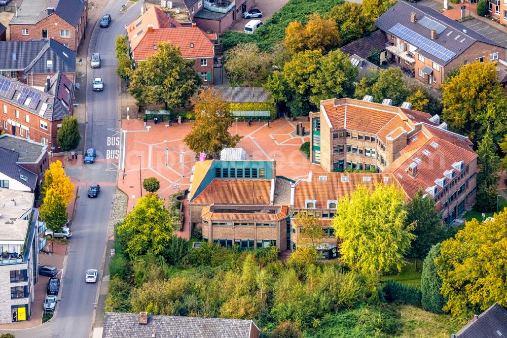 Aerial image Hamminkeln - Town Hall building of the city administration of city Hamminkeln in Hamminkeln in the state North Rhine-Westphalia, Germany