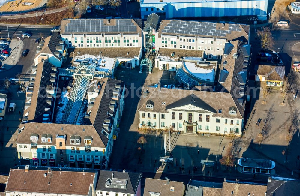 Heiligenhaus from the bird's eye view: Town Hall building of the city administration in Heiligenhaus in the state North Rhine-Westphalia