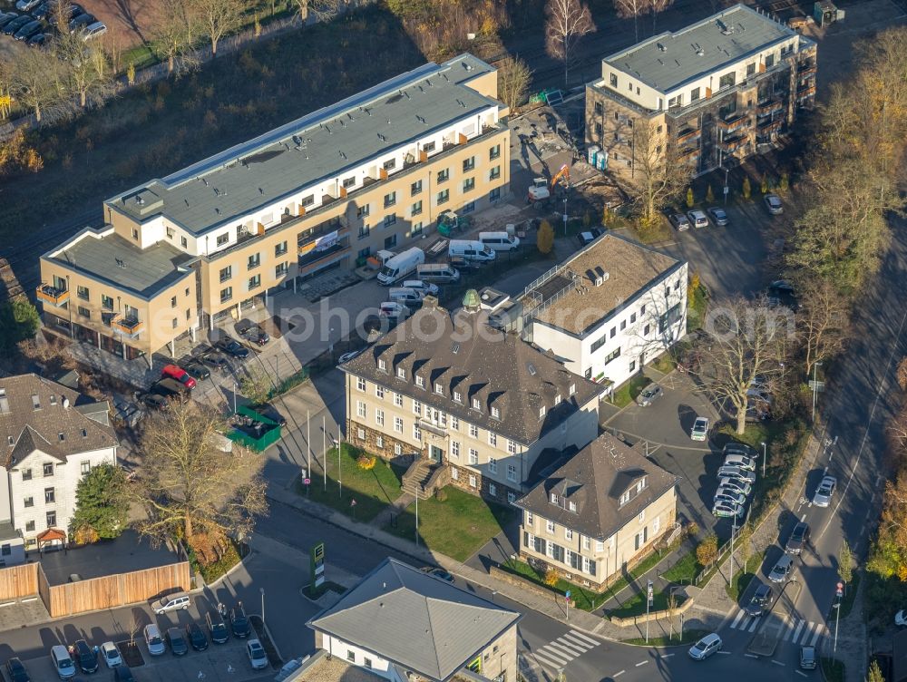 Herbede from the bird's eye view: Town Hall building of the city administration in Herbede in the state North Rhine-Westphalia, Germany