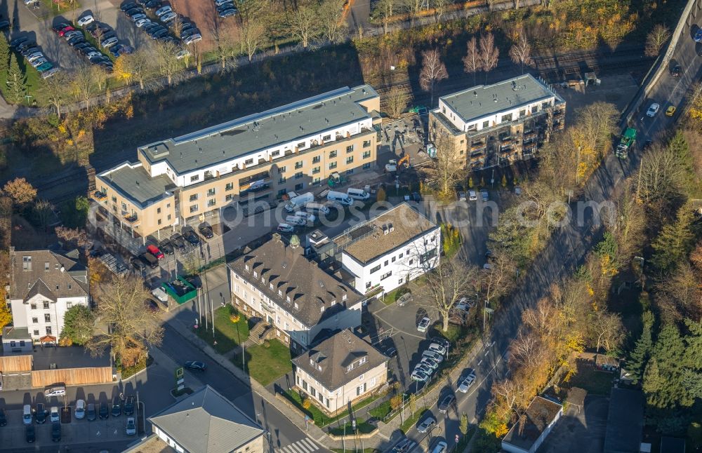 Aerial photograph Herbede - Town Hall building of the city administration in Herbede in the state North Rhine-Westphalia, Germany