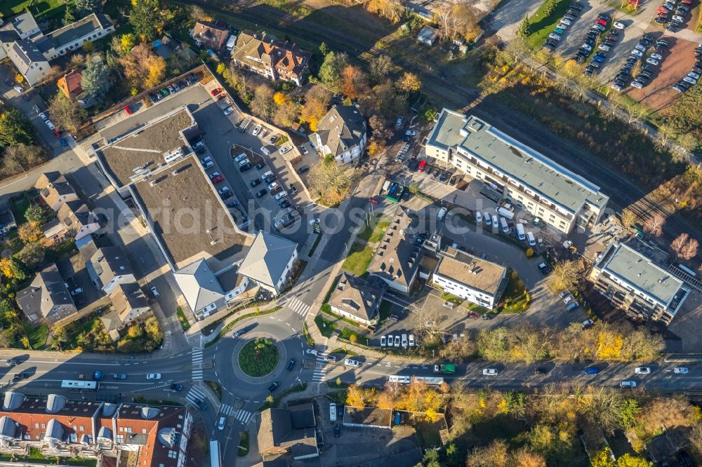 Herbede from the bird's eye view: Town Hall building of the city administration in Herbede in the state North Rhine-Westphalia, Germany