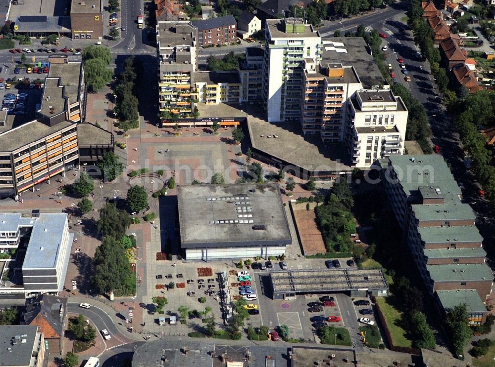 Aerial image Kamp-Lintfort - Town Hall building of the city administration in Kamp-Lintfort in the state North Rhine-Westphalia