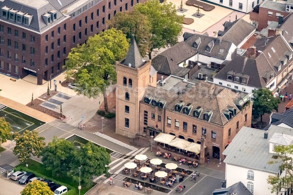 Aerial image Kleve - Town Hall building of the city administration in Kleve in the state North Rhine-Westphalia, Germany