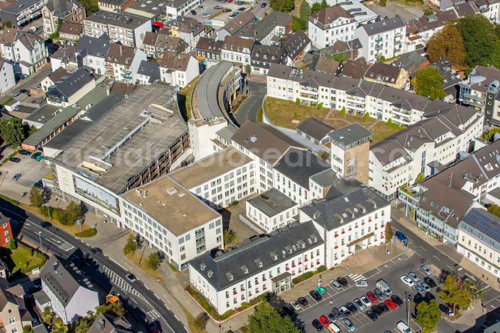 Aerial image Velbert - Town Hall building of the city administration in the Thomasstrasse in Velbert in the state North Rhine-Westphalia