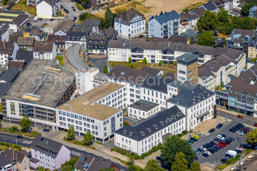 Velbert from above - Town Hall building of the city administration in the Thomasstrasse in Velbert in the state North Rhine-Westphalia